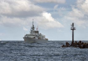 NATO nuolatinės parengties kovinių laivų 1-osios grupės fregatos jau Klaipėdoje - 1