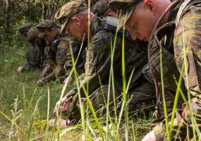 Mažų padalinių taktika – 307-osios karių savanorių kuopos pratybos - 3