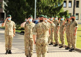 Atidarytos naujos kareivinės Kęstučio batalione - 1