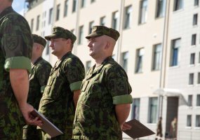 Baigėsi tris savaites trukę parengtojo rezervo karių mokymai Vaidoto batalione - 6