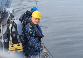 Lietuvos teritoriniuose vandenyse organizuotos paieškos ir gelbėjimo pratybos - 2