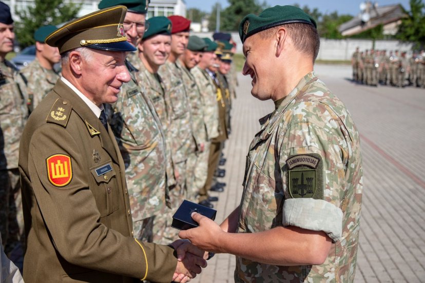 Juozo Vitkaus inžinerijos batalionas paminėjo 25-ąsias įkūrimo metines