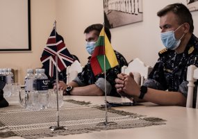 Naujai paskirtas Jungtinės Karalystės gynybos atašė lankėsi Karinėse jūrų pajėgose - 2
