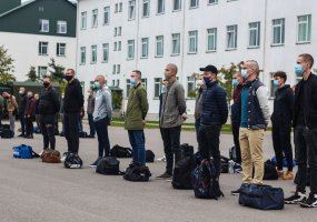 Algirdo mechanizuotojo pėstininkų bataliono gretas papildė beveik pusantro šimto šauktinių - 2