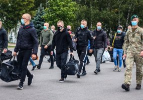 Algirdo mechanizuotojo pėstininkų bataliono gretas papildė beveik pusantro šimto šauktinių - 3