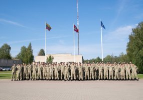 Tarnybą baigė Gedimino štabo bataliono nuolatinės privalomosios pradinės karo tarnybos kariai - 2