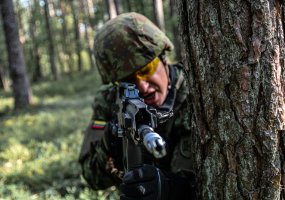 Pirmosios parengtojo rezervo karių pratybos Juozo Vitkaus inžinerijos batalione  - 4