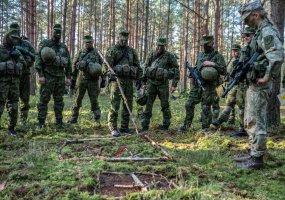 Pirmosios parengtojo rezervo karių pratybos Juozo Vitkaus inžinerijos batalione  - 6
