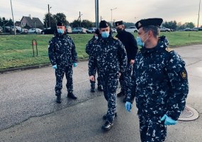 NATO laivų grupėje budintis laivas N42 "Jotvingis" trumpam prisišvartavo savo uoste - 2