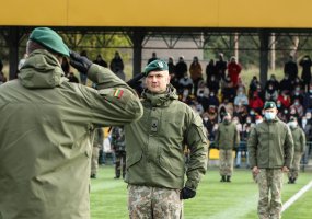 Dragūnų bataliono kariams linkėta laikytis priesaikos  Lietuvai vertybių  - 2