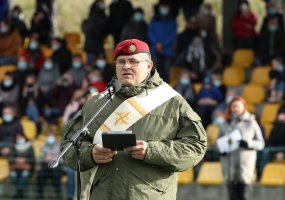 Dragūnų bataliono kariams linkėta laikytis priesaikos  Lietuvai vertybių  - 4