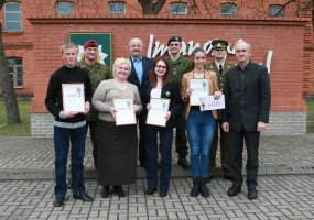 Konkurso „Ką žinai apie Lietuvos kariuomenę“ organizatoriai dėkoja moksleiviams ir jų mokytojams - 4