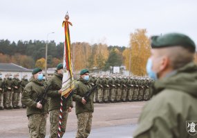 Birutės ulonų batalione prisiekė jaunieji kariai - 1