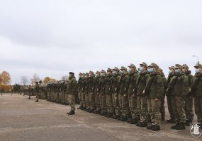 Birutės ulonų batalione prisiekė jaunieji kariai - 6