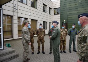Chief of Defence visited the NATO Air Policing Mission in Šiauliai  - 1