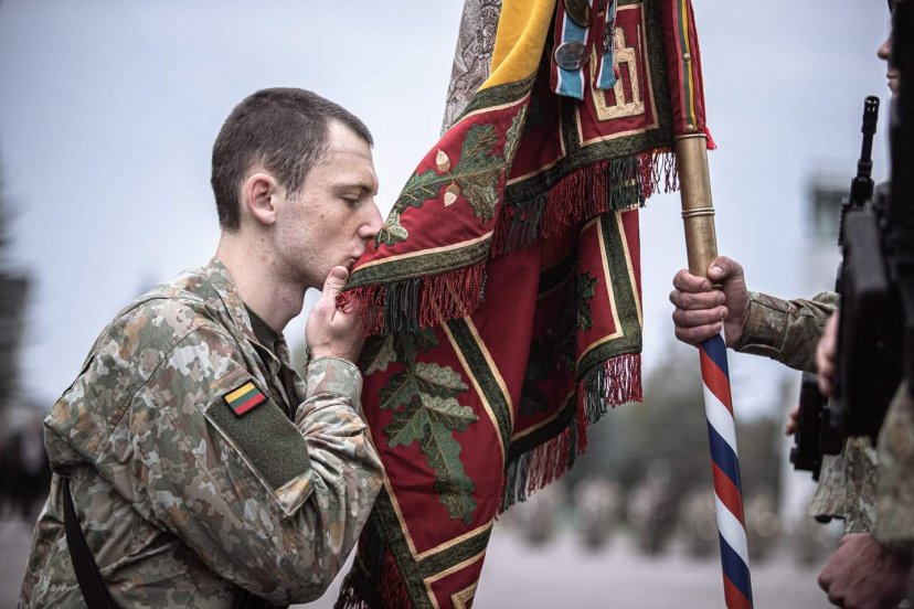 Iškilminga priesaikos ceremonija Algirdo batalione