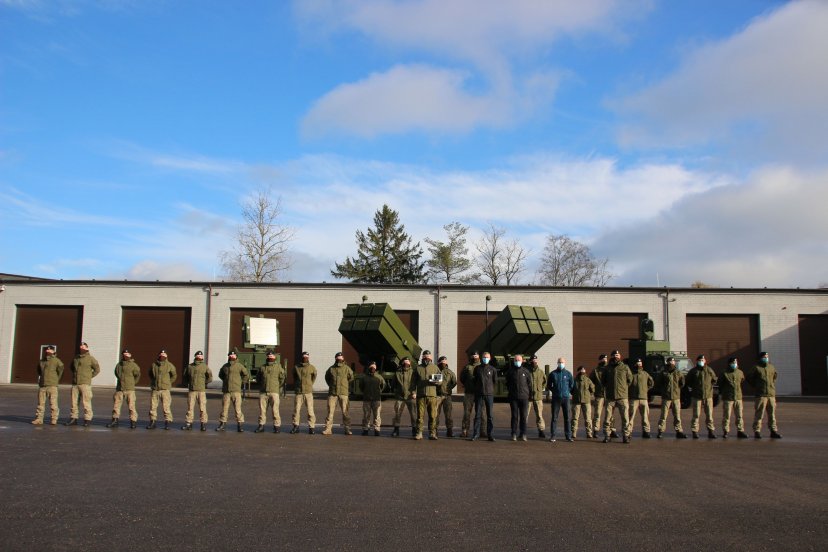 NASAMS medium-range air defence system officially handed over to the Lithuanian Armed Forces 