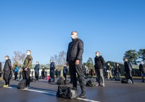 2020 metų šaukimas į nuolatinę privalomąją pradinę karo tarnybą artėja prie pabaigos - 5