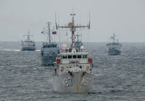 Lietuvos teritoriniuose vandenyse vyksta minų paieškos operacija ir bendros pratybos su NATO... - 1