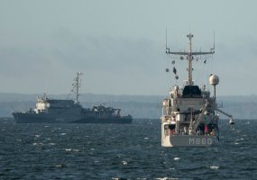 Lietuvos teritoriniuose vandenyse vyksta minų paieškos operacija ir bendros pratybos su NATO... - 2