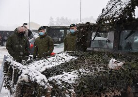 Krašto apsaugos ministras lankėsi NATO priešakinių pajėgų kovinėje grupėje  - 7