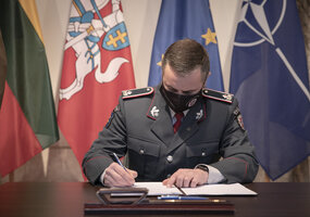 Pasirašyta Lietuvos kariuomenės ir Lietuvos Policijos bendradarbiavimo sutartis - 2