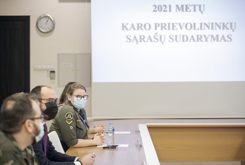 Paskelbti 2021 m. karo prievolininkų šaukiamųjų sąrašai