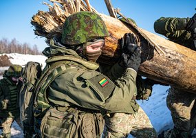 Pirmosios sprogdinimo pratybos – įveiktas jaunųjų karių iššūkis - 6