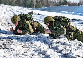 Pirmosios sprogdinimo pratybos – įveiktas jaunųjų karių iššūkis - 5