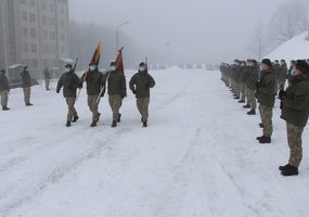 Lietuvos Respublikai prisiekė jaunesniųjų karininkų vadų mokymų klausytojai - 1