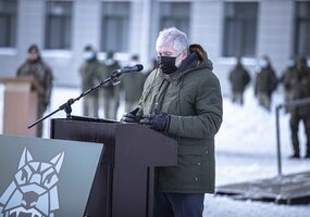 Rukloje – NATO Priešakinių pajėgų kovinės grupės Lietuvoje vadovybės pasikeitimas - 6