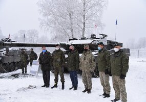 Minister of National Defence visited NATO enhanced Forward Presence Battalion Battle Group - 7
