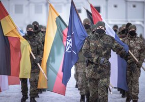 Rukloje – NATO Priešakinių pajėgų kovinės grupės Lietuvoje vadovybės pasikeitimas - 4