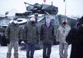 Minister of National Defence visited NATO enhanced Forward Presence Battalion Battle Group - 1