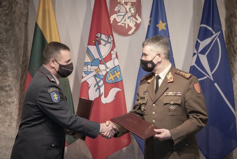 Lithuanian Armed Forces and Lithuanian Police sign cooperation agreement for the year
