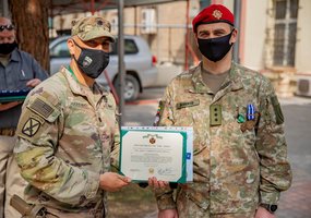 NATO misijoje Afganistane užduotis vykdyti pradėjo 10-oji Karo policijos grupė - 6