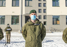 Naujas Didžiojo Lietuvos etmono Jonušo Radvilos mokomojo pulko vyriausiasis puskarininkis - 2