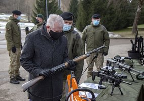 Krašto apsaugos ministro Arvydo Anušausko vizitas Inžinerijos batalione - 4