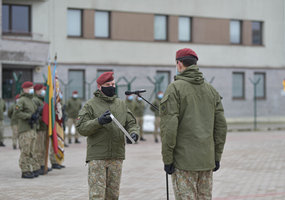 Didžiosios Kovos rinktinės 30-metis pažymėtas iškilminga kario priesaikos ceremonija - 2