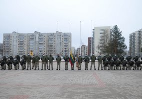 Didžiosios Kovos rinktinės 30-metis pažymėtas iškilminga kario priesaikos ceremonija - 4