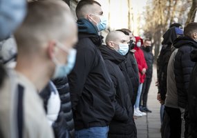 Pirmasis 2021 metų išvykimas į nuolatinę privalomąją pradinę karo tarnybą  - 1
