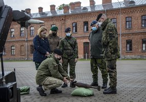 Lietuvai akredituotų užsienio šalių gynybos atašė apsilankė Inžinerijos batalione - 3