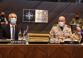 Lietuvos kariuomenės vadas Briuselyje dalyvavo NATO ir Europos Sąjungos karinio komiteto... - 1