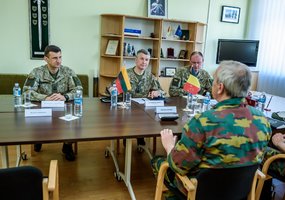 Rukloje susitiko Lietuvos ir Belgijos kariuomenių vadai  - 2