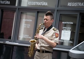KASP Bigbendo grupė Santaros klinikose dovanojo geras emocijas - 2