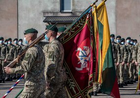 Įsimintina Karaliaus Mindaugo husarų bataliono vėliavos minėjimo diena - 4