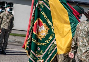 Įsimintina Karaliaus Mindaugo husarų bataliono vėliavos minėjimo diena - 2