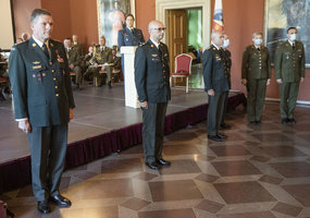 Valdovų rūmuose – iškilminga NATO pajėgų integravimo vieneto vado pasikeitimo ceremonija - 6