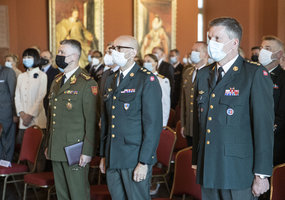 Valdovų rūmuose – iškilminga NATO pajėgų integravimo vieneto vado pasikeitimo ceremonija - 7