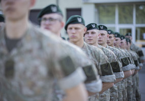 Klaipėdoje išlydėti kariai į atsargą - 1